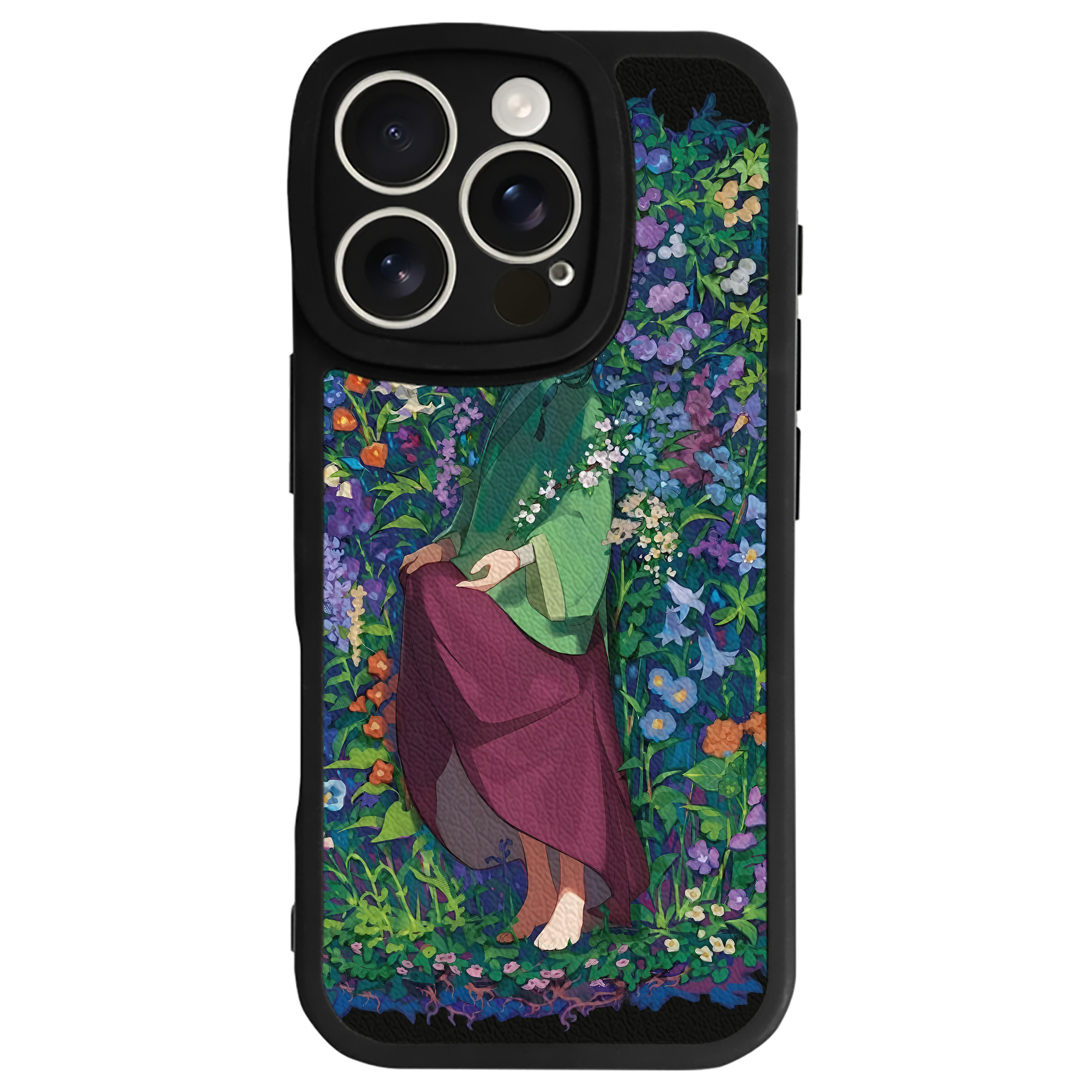（画像用） 薬屋のひとりごと The Apothecary Diaries 【iPhone 16シリーズ対応】シリコンスマホケース（レザー調） 材質：シリコン